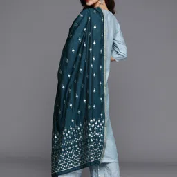 libas Women Chanderi Kurta Palazzo Set image 2