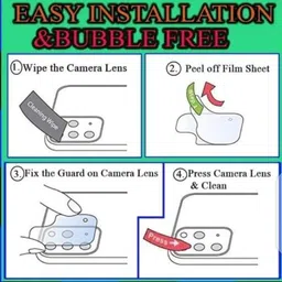 ZIDZEE Back Camera Lens Glass Protector for OPPO F31 PRO 5G CAMERA LENS( PACK OF 2) image 4