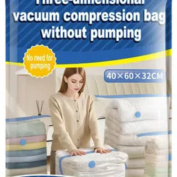 Travel & Smart Space Saver Storage Vacuum Bag Airtight,Reusable Compression Bags Travel Storage Vacuum Bags-image-5