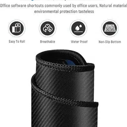 LAHIMO English Shortcut Keys Deskpad Office Shortcut Keys Large Computer Mouse Mat Non Slip Base Dual Sided Mousepad image 2