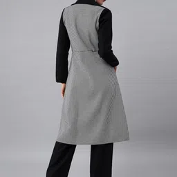 athena Wool Checkered Coat For Women image 2