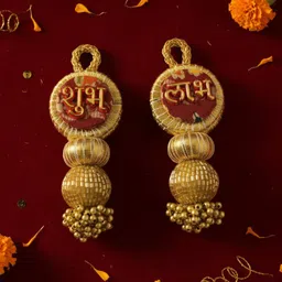 Shubh Labh Door Hanging for Diwali Home Decoration Decorative Showpiece - 11 cm-image-20