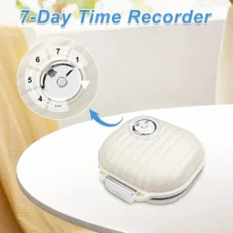 planetone 7 DAY 7 Day Weekly Daily Pill Box, Portable Small Travel Pill BOX (1PC) Pill Box-picture-13