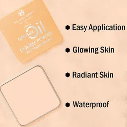 Adbeni Control Oil Matte Double Compact Powder - 20g - Shade 01 image 5