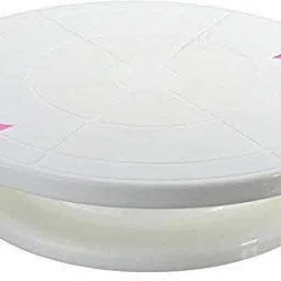 fivanio Cake Decorating Revolving Turntable and WhitFIVANIO Round Rotating Plastic Cake Server-picture-34