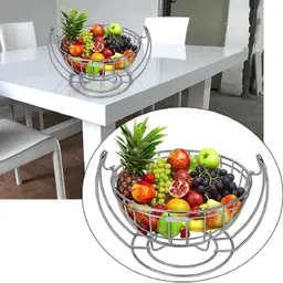 zeel enterprize Stainless Steel Fruit & Vegetable Basket image 4