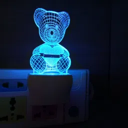 ukani Acrylic Night Lamp with 7 Color Changing13 Night Lamp image 2