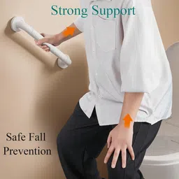 kuric Heavy Duty Bathroom Grab Bar, Safety Support Rail Handle for Senior Citizens 16" Shower Grab Bar image 2