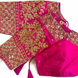 ambaryha creation Round Neck Women Blouse image 1