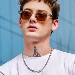 RESIST EYEWEAR Unisex Wayfarer Sunglasses with UV Protected Lens DANIEL GREY TIGER BROWN4 image 5