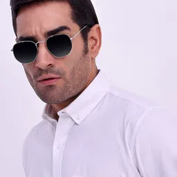 HAMILTANO WINSTON Men Rectangle Sunglasses with UV Protected Lens SKU112 image 2