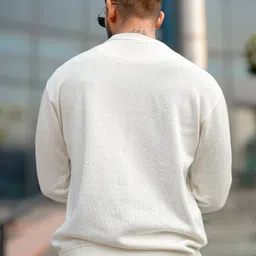 maniac Men Full Sleeve Solid Sweatshirt image 3