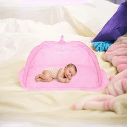 safe haven Nylon Kids Washable Foldable Baby Mosquito Net Tent – Lightweight & Breathable Net for Newborns Mosquito Net-picture-12