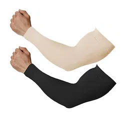 Aadikart Pack Of 2 Compression Cool Arm Sleeve for UV Sun Protection-picture-29