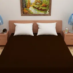 DREAM CARE Coffee Brown Waterproof Single Bed Mattress Protector-image-97