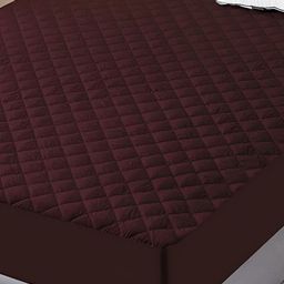 RF RELAXFEEL Brown Fitted Water Resistant Mattress Protector-picture-35
