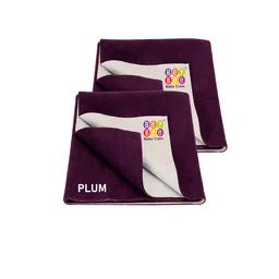 BeyBee Set of 2 Burgundy Quick Dry Baby Bed Protector Waterproof Mattress-image-90