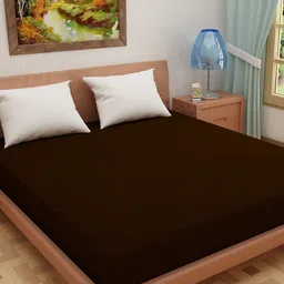 DREAM CARE Coffee Brown Single Bed Waterproof Mattress Protector-image-92