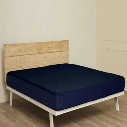 wakefit Blue Cotton Feel Terry Ultra Soft & Waterproof Double Queen Mattress Protector-image-96
