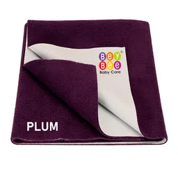 BeyBee Purple Quick Dry Baby Bed Protector Waterproof Mattress-image-78