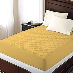 RF RELAXFEEL Gold-Toned Fitted Double Size Water Resistant Mattress Protector-picture-42