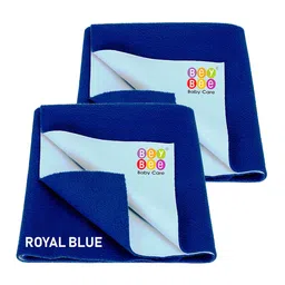BeyBee Set of 2 Blue Quick Dry Baby Bed Protector Waterproof Mattress-picture-19