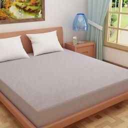 DREAM CARE Unisex Grey Mattress Protector-picture-23