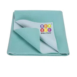 BeyBee Unisex Kids Sea Green Quick Dry Baby Bed Protector Waterproof Mattress-picture-19