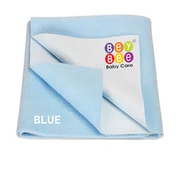 BeyBee Blue Quick Dry Baby Bed Protector Waterproof Mattress-picture-13