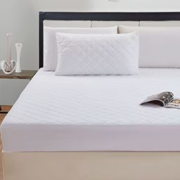 RF RELAXFEEL White Fitted Water Resistant Mattress Protector-picture-39