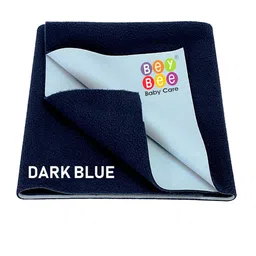 BeyBee Navy Blue Quick Dry Baby Bed Protector Waterproof Mattress-picture-16