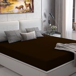 DREAM CARE Cotts Wonder Coffee Brown Waterproof Double King Mattress Protector-picture-49