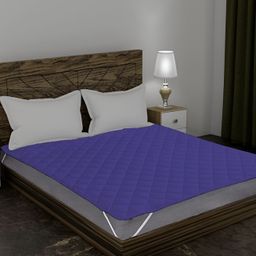 RF RELAXFEEL Blue & White Water Resistant Mattress Protector-picture-11