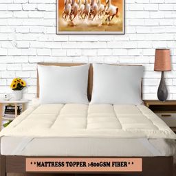 RF RELAXFEEL Beige Cotton Water Resistant Mattress Protector-picture-36