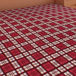 DREAM CARE Red & Brown Printed Mattress Protector image 3