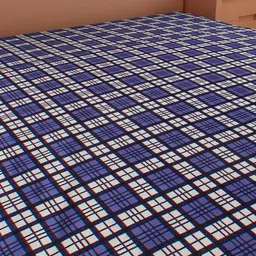 DREAM CARE Blue Printed Single Size Mattress Protector image 3