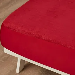 UrbanArts Maroon Waterproof Terry Breathable Mattress Protector image 2