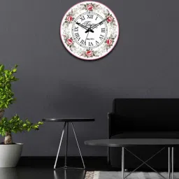 olive tree Flowers 15 Inches Classic Wooden Clock-picture-34