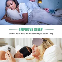 evsttza Eye Sleep Mask For Dark Circles for men and women PACK OF 2 image 3