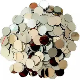 Plastic round mirror 10 mm 150 pcs for art and craft and decorations Embroidery Hoop-image-4