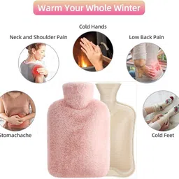 mapd 2000ML Hot Water Bag for Pain Relief with Soft Cover-Fill Liquid image 4