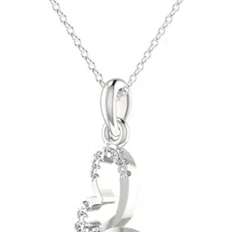 avsar Avsar BIS Hallmark AVP1215WB 14kt Cubic Zirconia White Gold Pendant-image-86