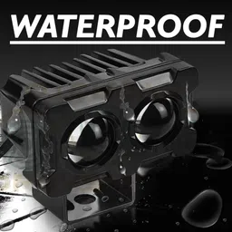 anaisha LED Fog Lights ,White and Amber Projector Light for all bikes (pack of 2) Fog Lamp Motorbike LED (12 V, 40 W) image 2