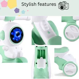 joyride 2 in 1 Astronaut Tricycle for Kids with Balance Bike Mode | Music & Light | Manual Push Bike for Kids to Learn Balancing, Kids Tricycle | 1-5 Years Tricycle image 2