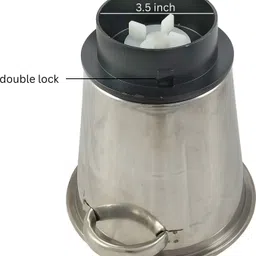 kiing jar 2.5 ltr commercial mixer jar stainless steel jar with sharp blades. Mixer Juicer Jar image 3
