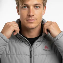 fedappario Men Solid Casual Jacket image 3