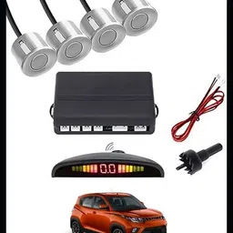 peeps store Car Premium 4 Silver Reverse Parking Sensor-AP25A368 Car Premium 4 Silver Reverse Parking Sensor-AP25A368 Parking Sensor-picture-33