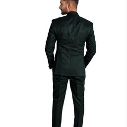 evauke Men jodpuri bandhgala Solid Suit image 2