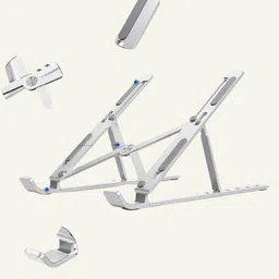 DADNSON laptop stand Aluminum Adjustable Portable Foldable Laptop Stand bol-Laptop Stand 83 Aluminium Floor and Desk Stand Rotatable Laptop Stand with Adjustable Height Compatible with Universal Laptops-picture-15