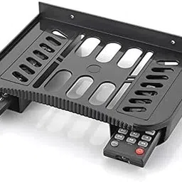 dxdt Wi-Fi Router/Setup Box Stand with 2 remote holder wall Mount Plastic Wall Shelf image 1